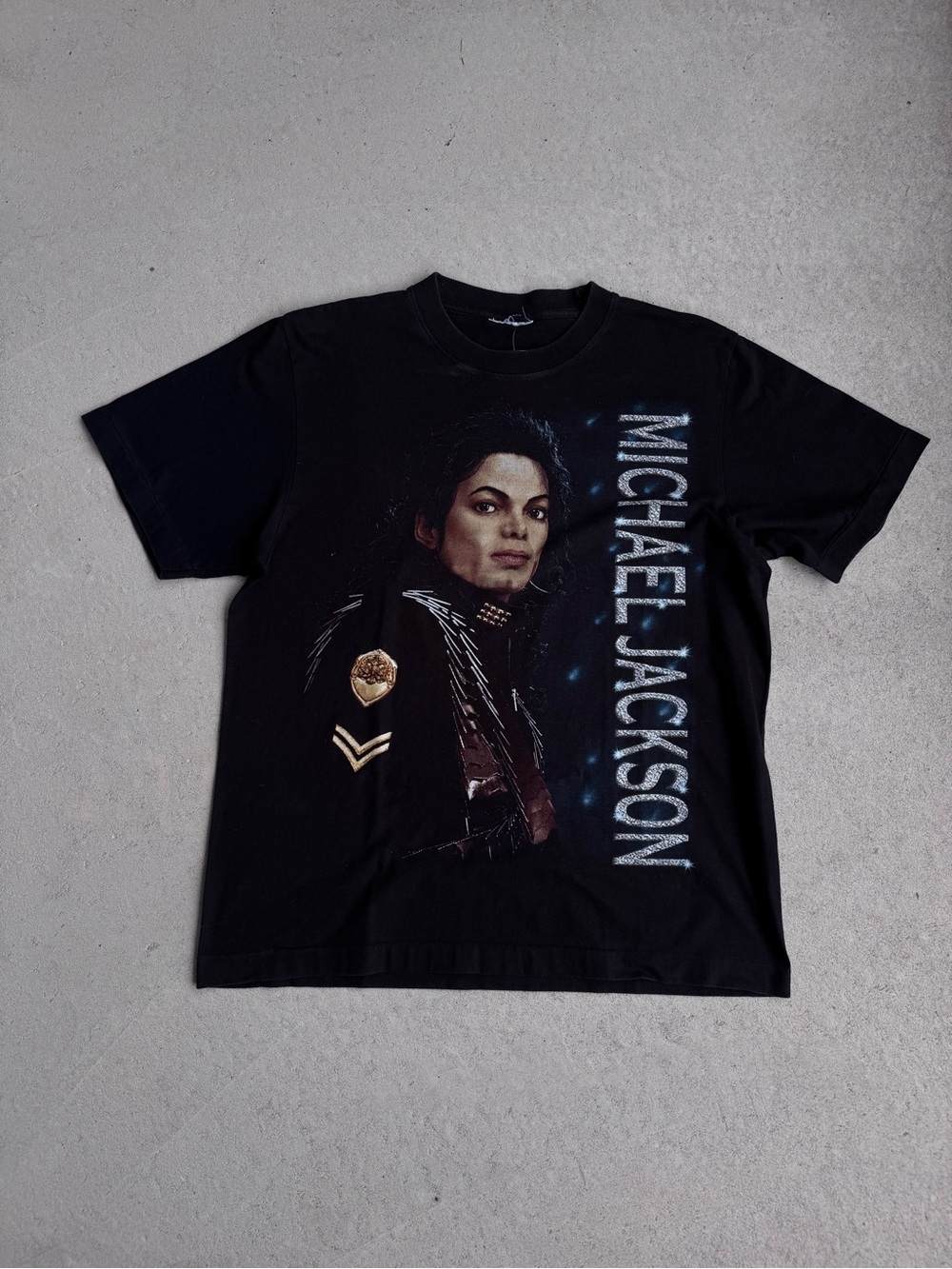 Vintage Black Michael Jackson Portrait Tee